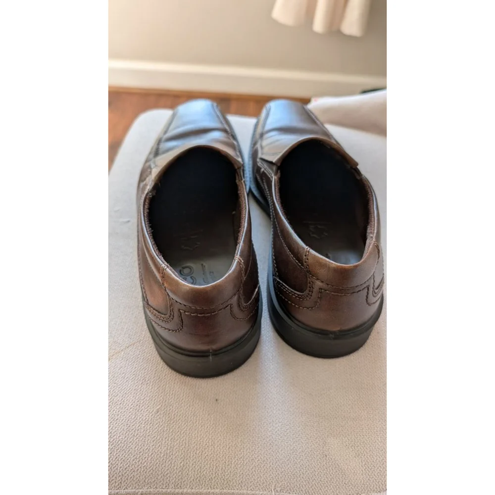 Men's ECCO Brown Leather Loafers & Slip-Ons Size 9